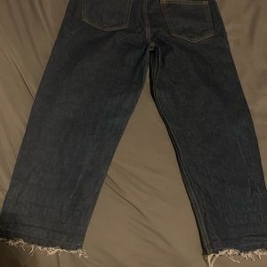 BDG straight cropped dark denim jeans